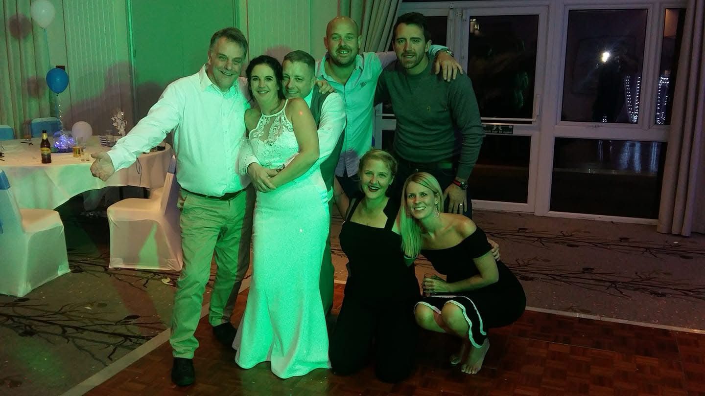 DJ Toni performing at a wedding